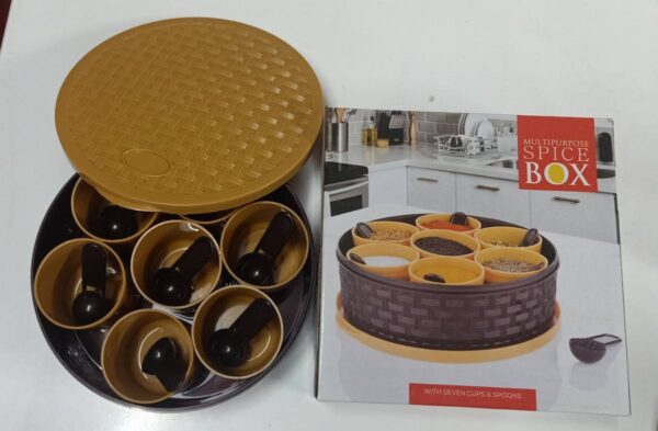 Masala box ( 7pcs with 7 spoons )
